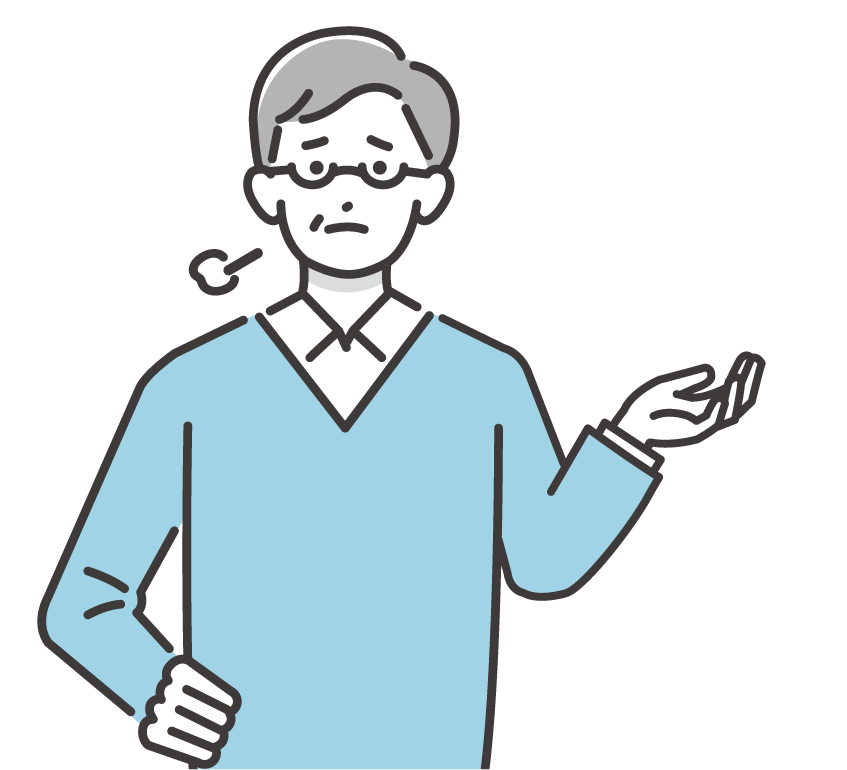 固定資産税の増加に困っている男性