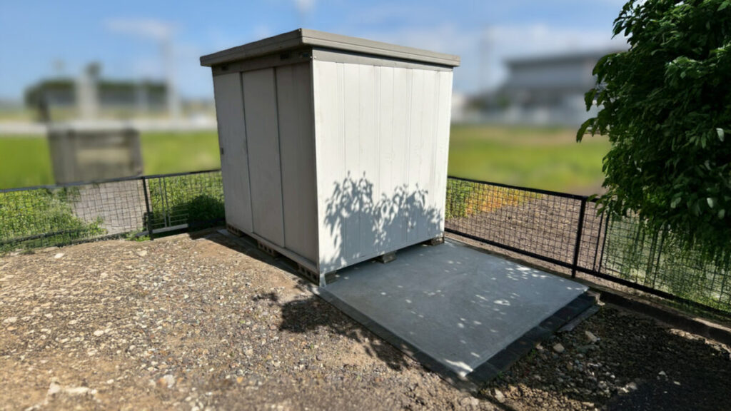 【施工事例】物置移設とコンクリート基礎工事｜土地整地から基礎打設まで完全対応