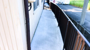 施工後・土間コンクリート打設完了の側面