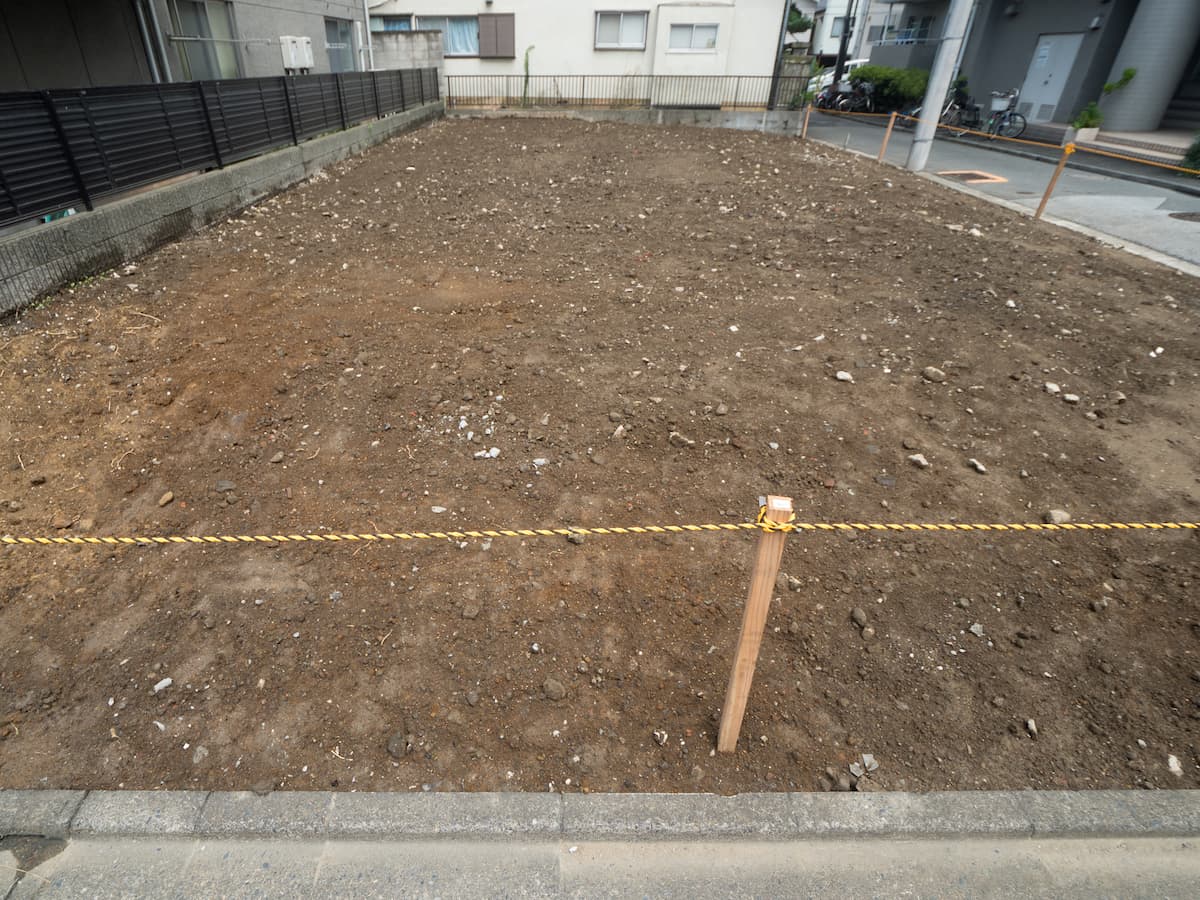 解体工事完了後の更地｜整地された住宅用地