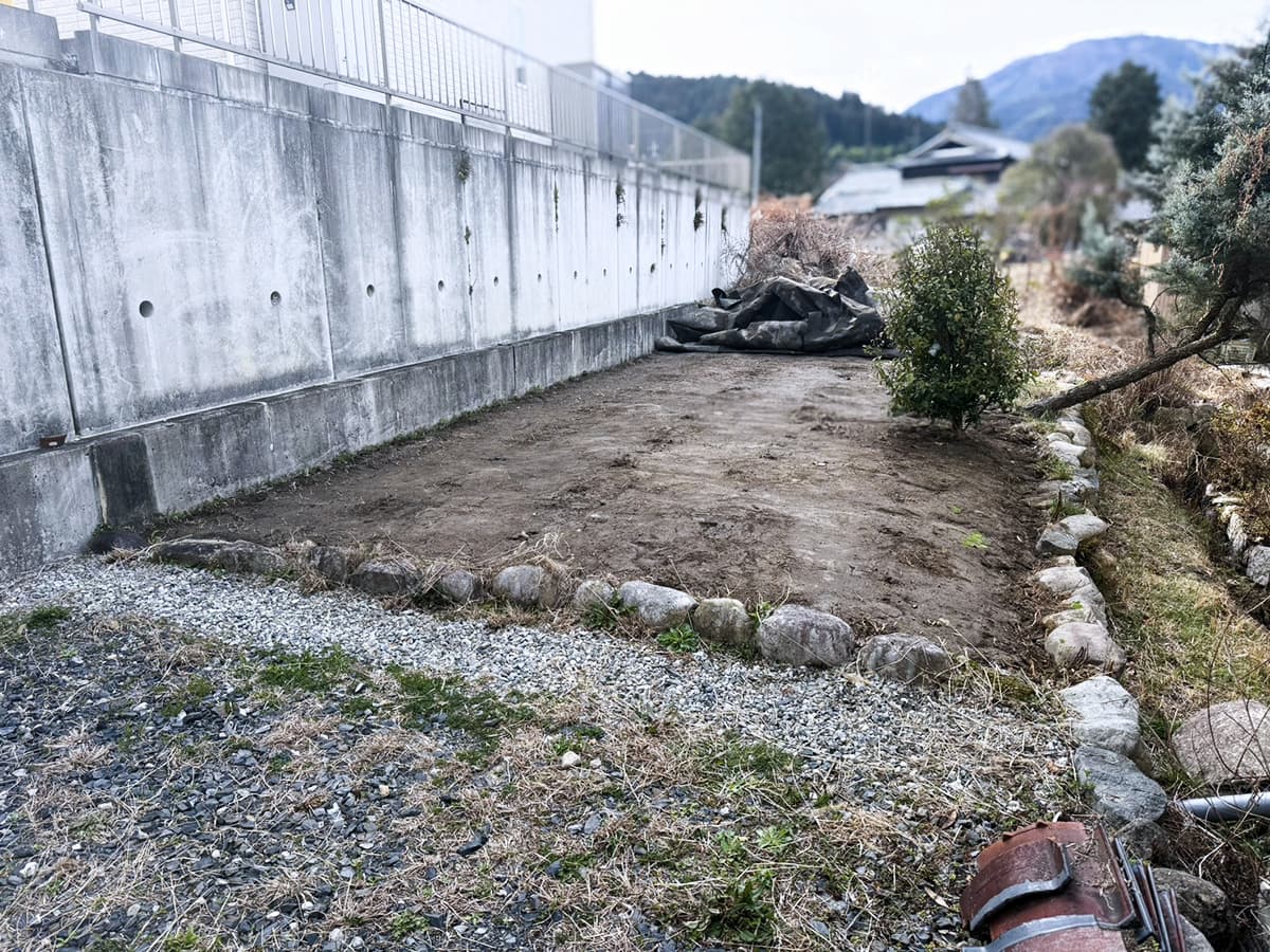 施工前・使われていない空いた敷地