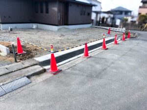 施工後・乗り入れ工事が完了した全景
